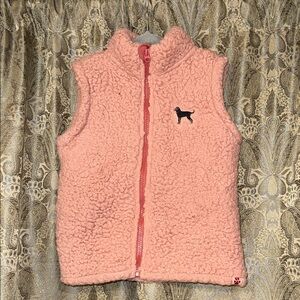The Black Dog Kids Coral Sherpa Vest